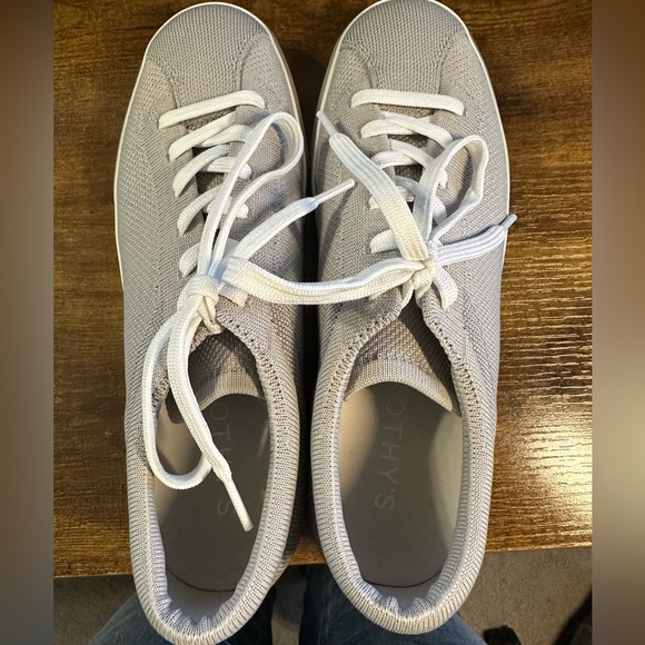 Rothy's Shoes - Rothy's Light Gray Knit Sneakers